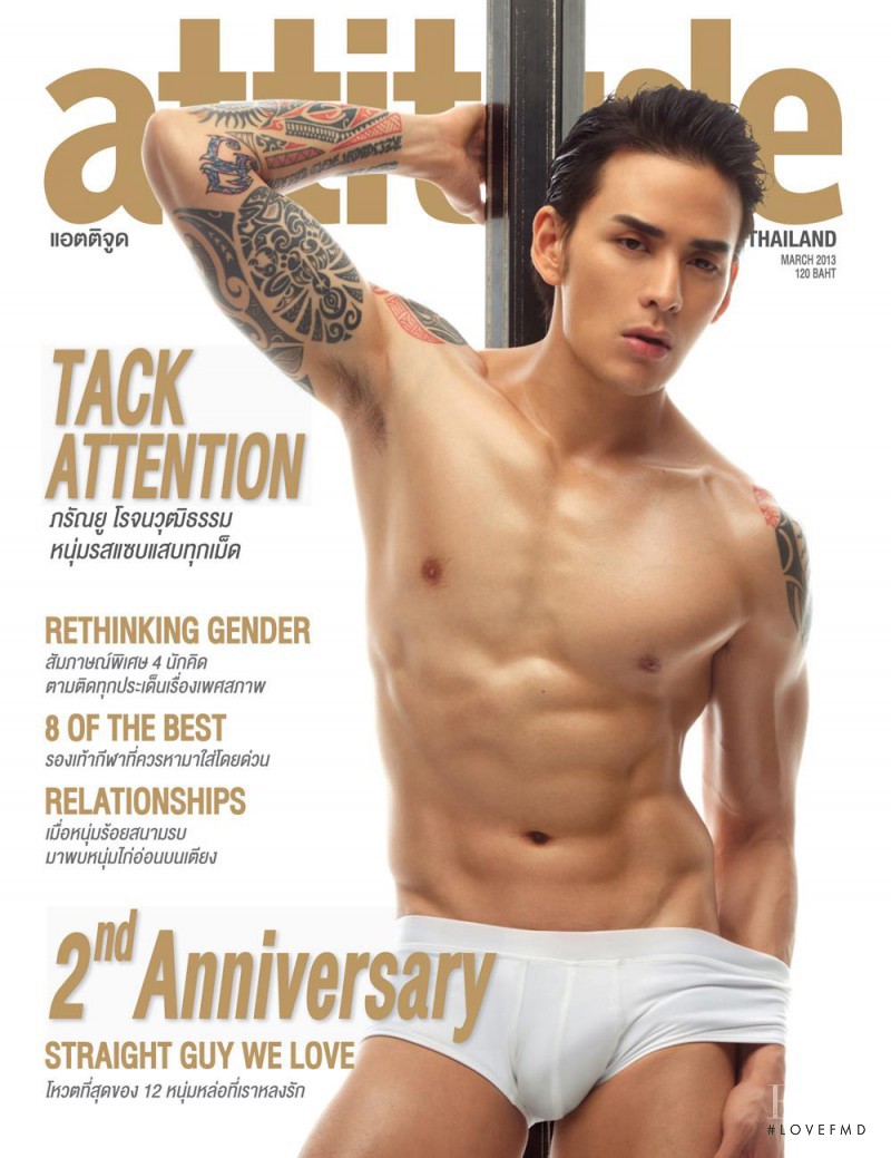  featured on the Attitude Thailand cover from March 2013