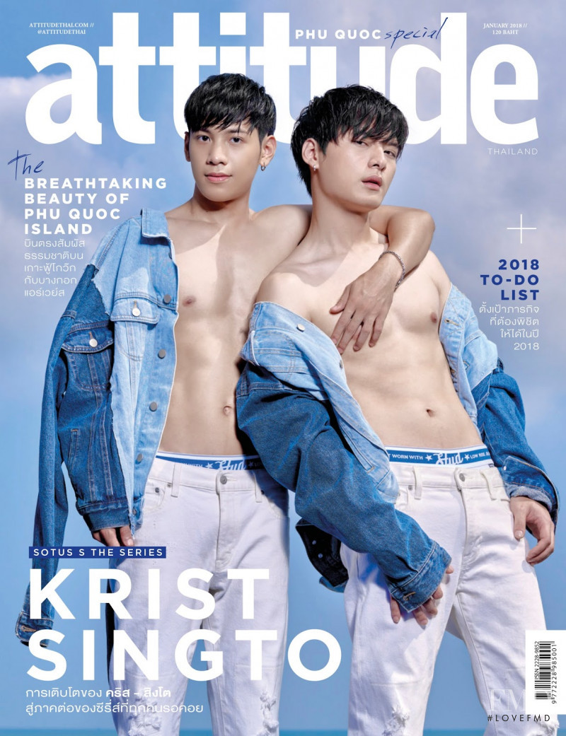  featured on the Attitude Thailand cover from January 2018