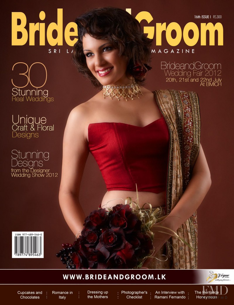  featured on the Bride and Groom Sri Lanka cover from July 2012