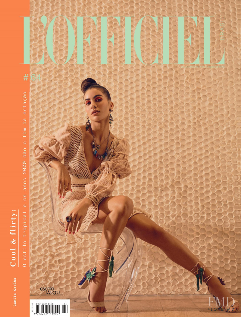 Camila Coelho featured on the L\'Officiel Brazil cover from December 2018