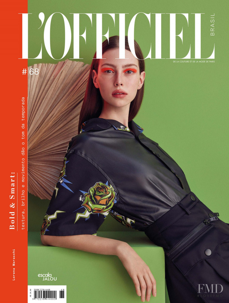 Lorena Maraschi featured on the L\'Officiel Brazil cover from June 2019
