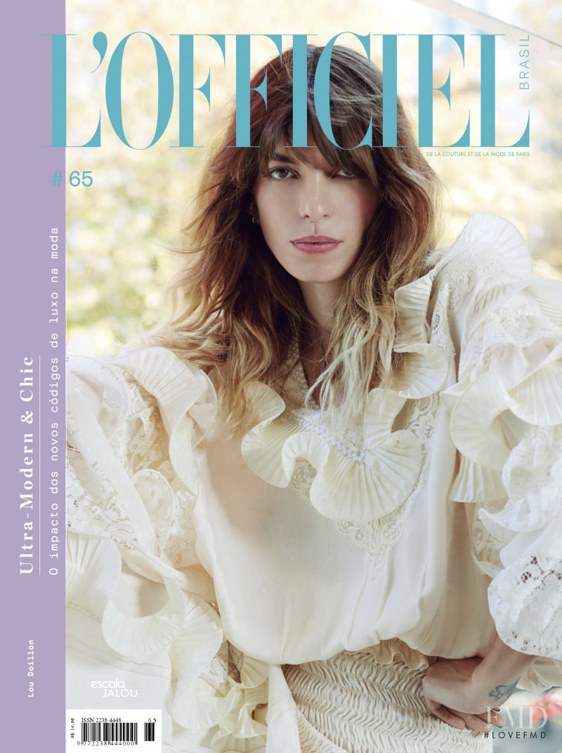 Lou Doillon featured on the L\'Officiel Brazil cover from March 2019