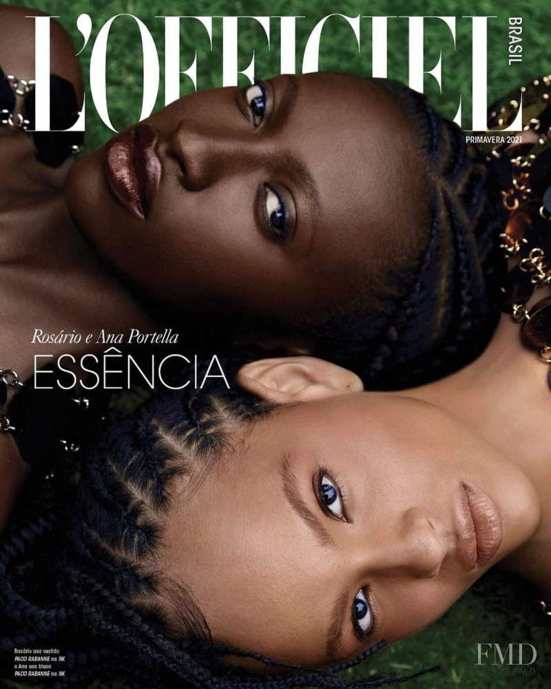 Rosario S, Ana Portella featured on the L\'Officiel Brazil cover from March 2021