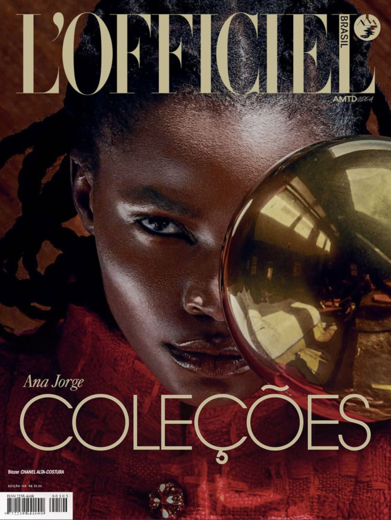 Ana Jorge featured on the L\'Officiel Brazil cover from October 2023