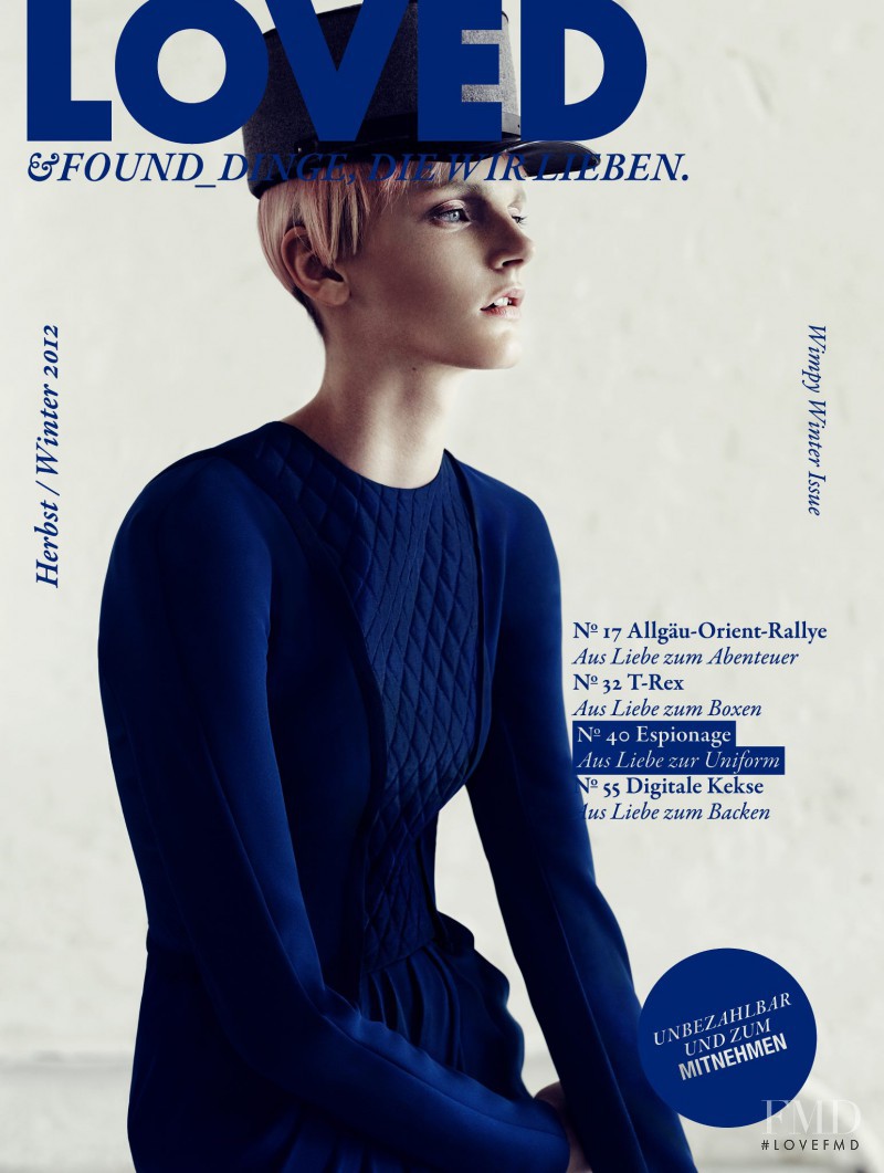 Romana Umrianova featured on the LOVED cover from December 2012