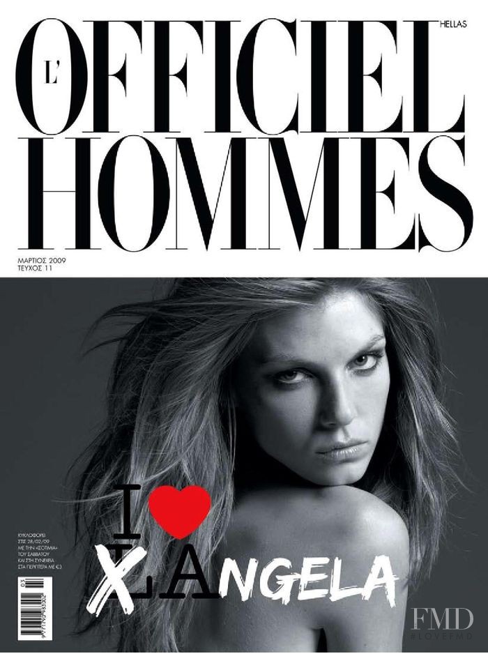  featured on the L\'Officiel Hommes Greece cover from March 2009