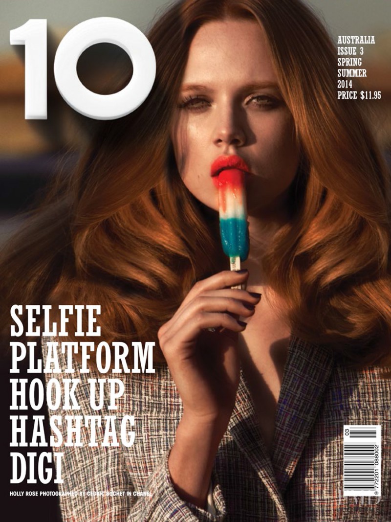 Holly Rose Emery featured on the 10 Magazine Australia cover from March 2014