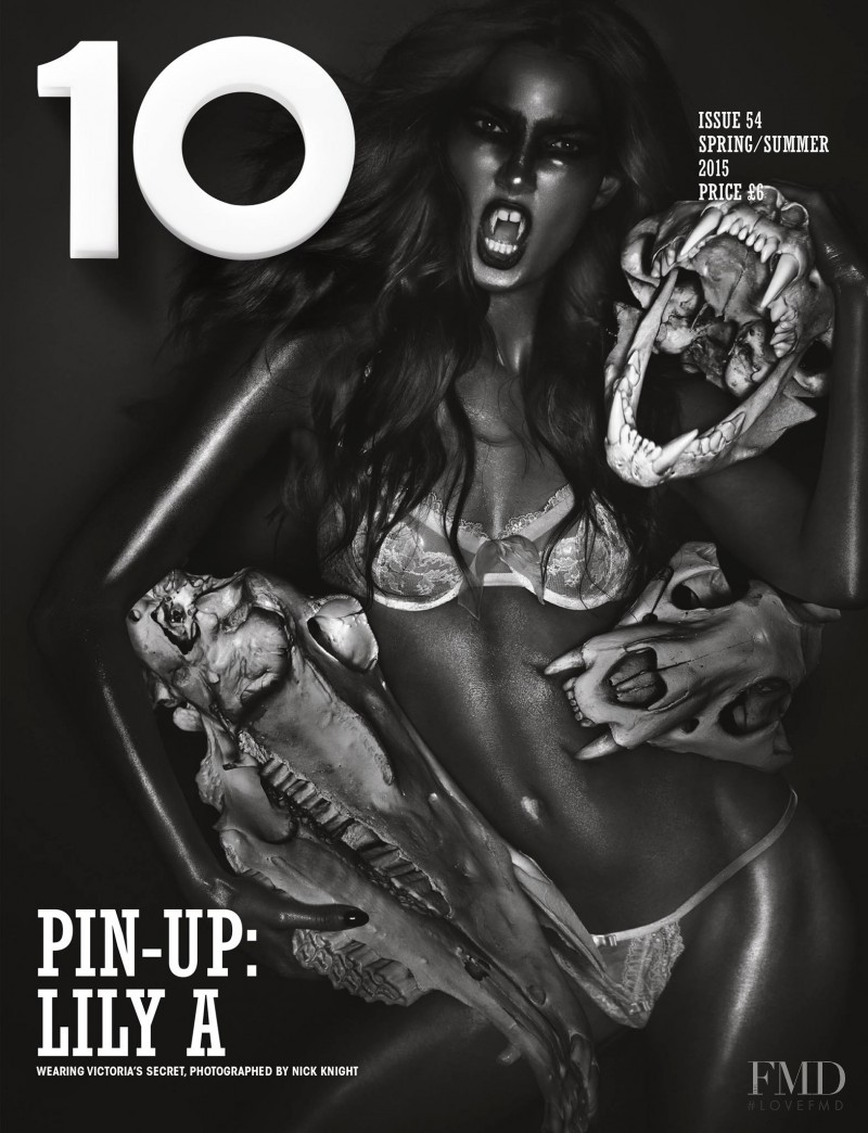 Lily Aldridge featured on the 10 Magazine Australia cover from February 2015