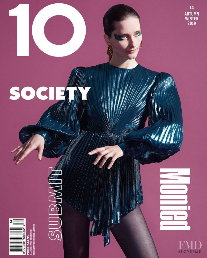 Iekeliene Stange featured on the 10 Magazine Australia cover from September 2019