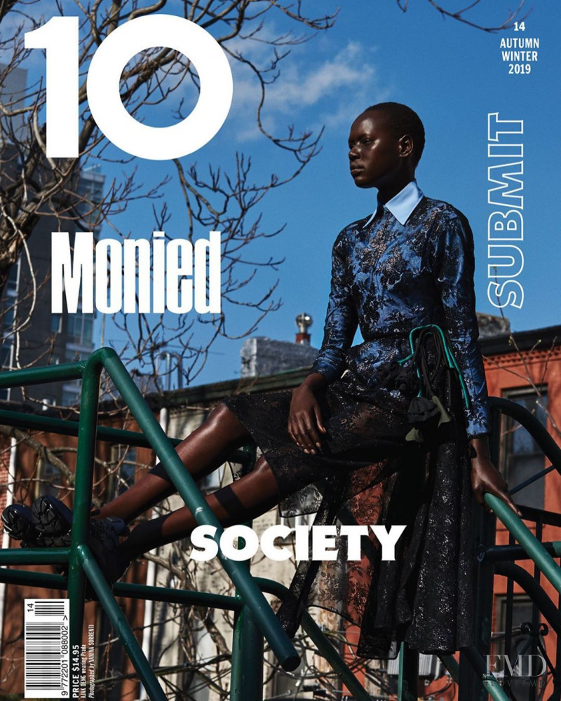 Ajak Deng featured on the 10 Magazine Australia cover from September 2019