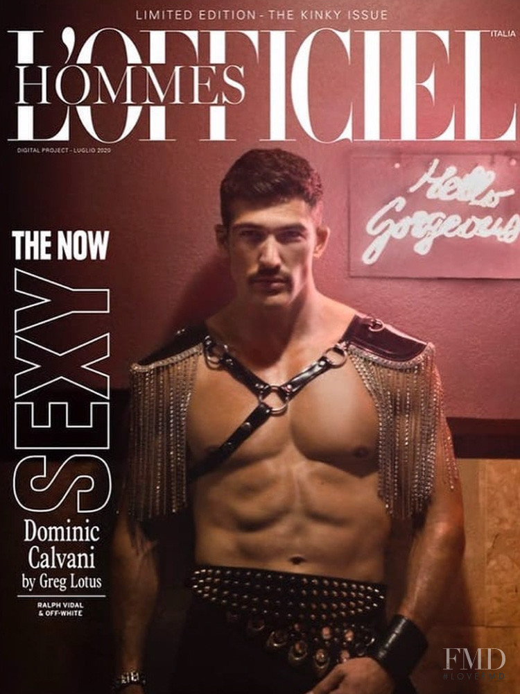  featured on the L\'Officiel Hommes Italy cover from July 2020