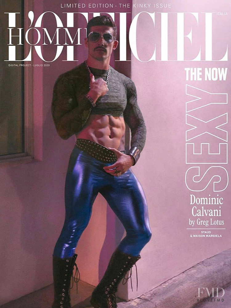  featured on the L\'Officiel Hommes Italy cover from July 2020