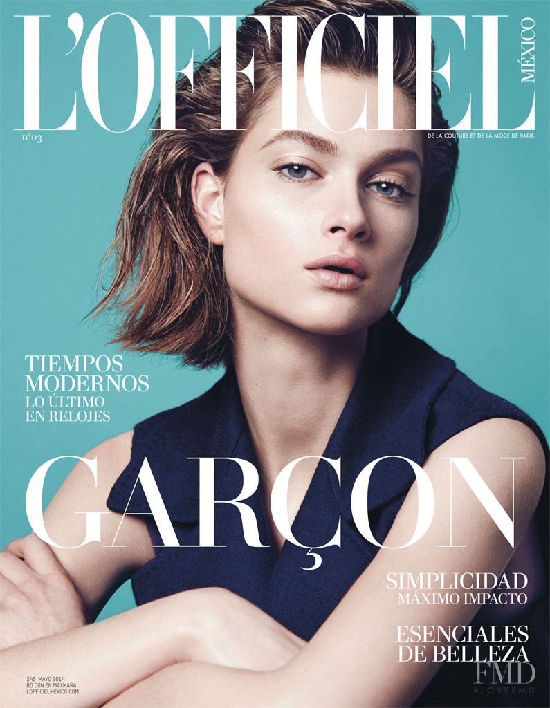 Bo Don featured on the L\'Officiel Mexico cover from May 2014