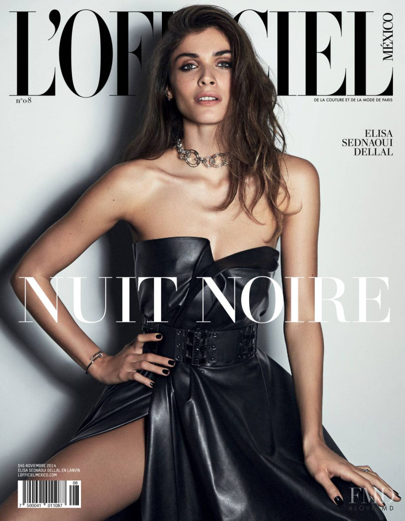 Elisa Sednaoui featured on the L\'Officiel Mexico cover from November 2014
