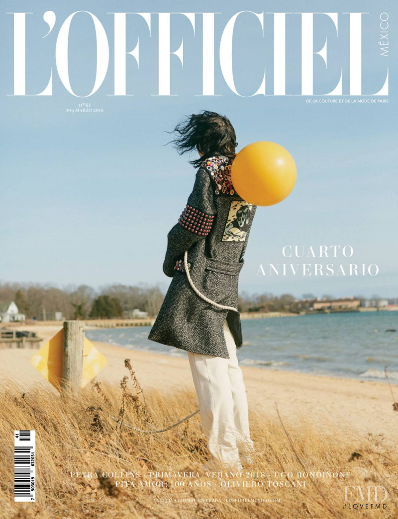 Angelica Erthal featured on the L\'Officiel Mexico cover from March 2018