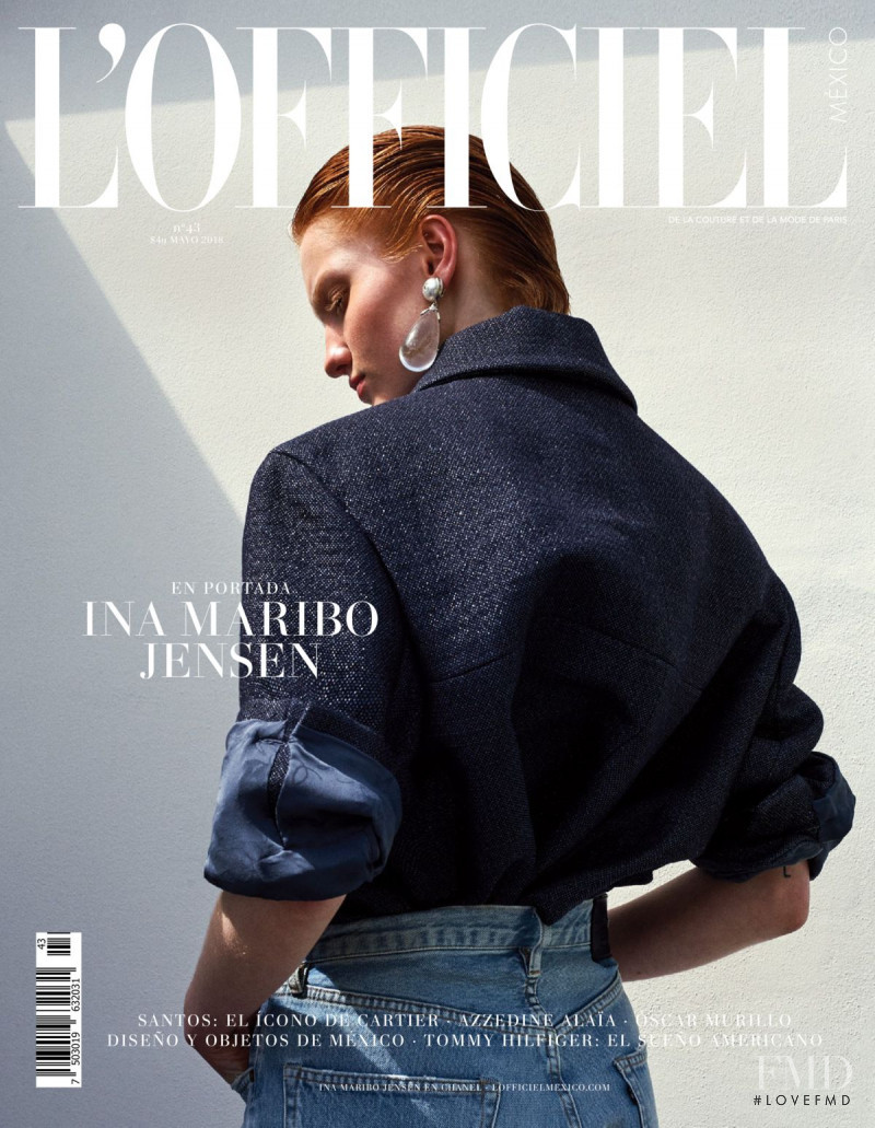 Ina Maribo Jensen featured on the L\'Officiel Mexico cover from May 2018
