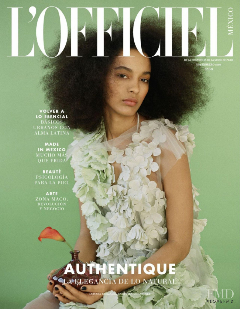 Luisana Gonzalez featured on the L\'Officiel Mexico cover from February 2020
