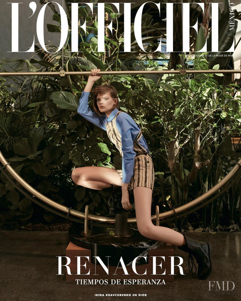 Irina Kravchenko featured on the L\'Officiel Mexico cover from May 2020