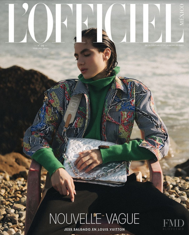 Jess Salgado featured on the L\'Officiel Mexico cover from June 2021