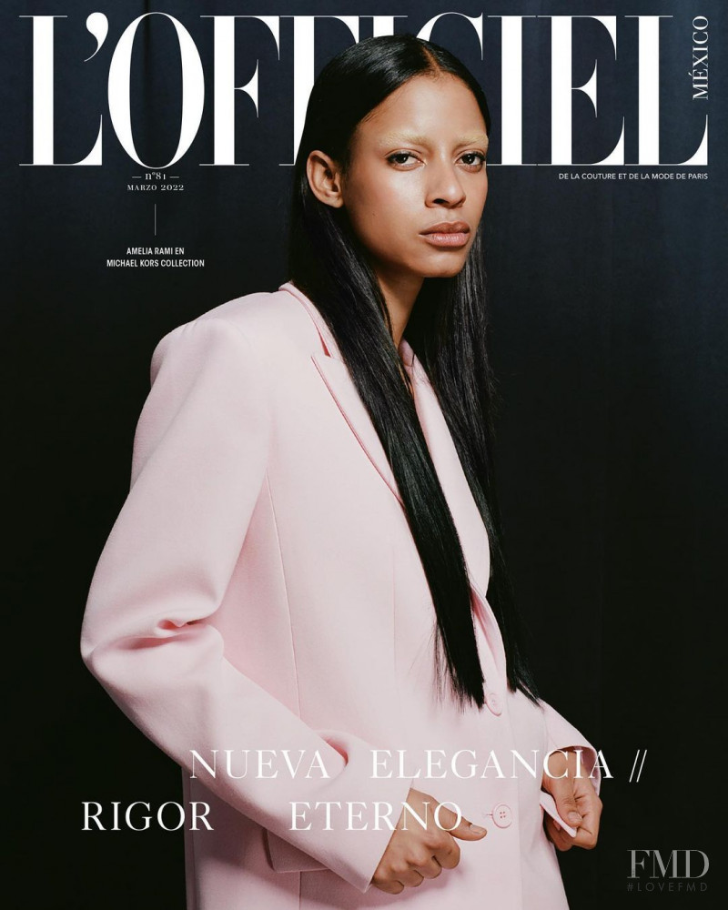 Amelia Rami featured on the L\'Officiel Mexico cover from March 2022