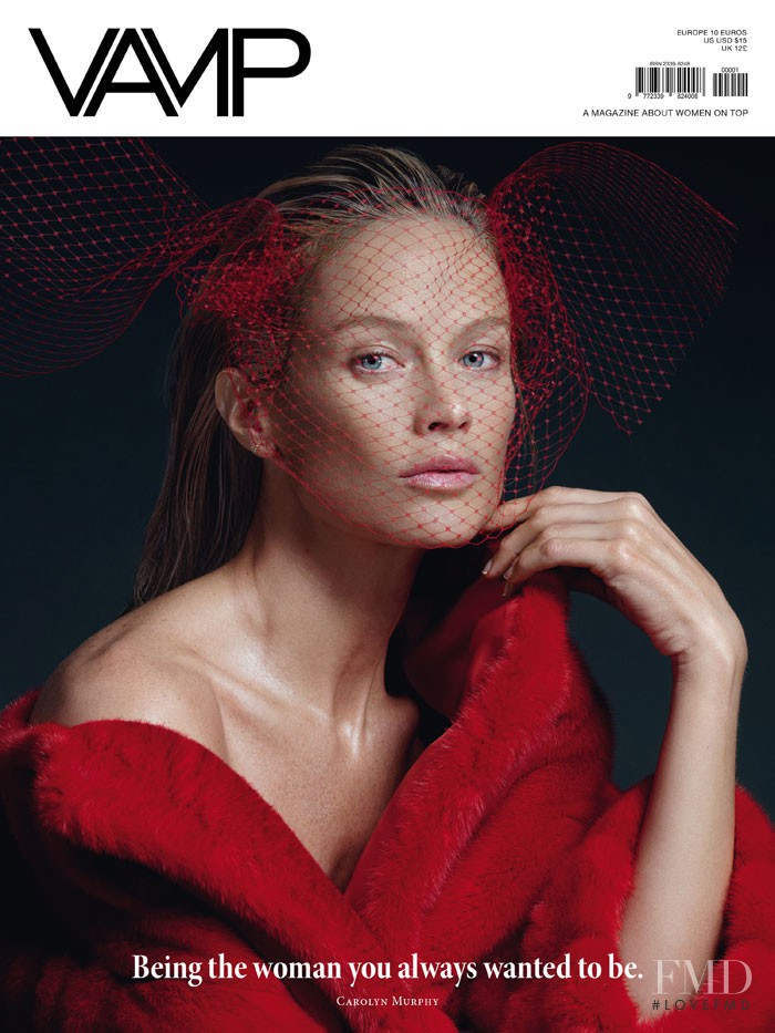 Carolyn Murphy featured on the Vamp cover from March 2014