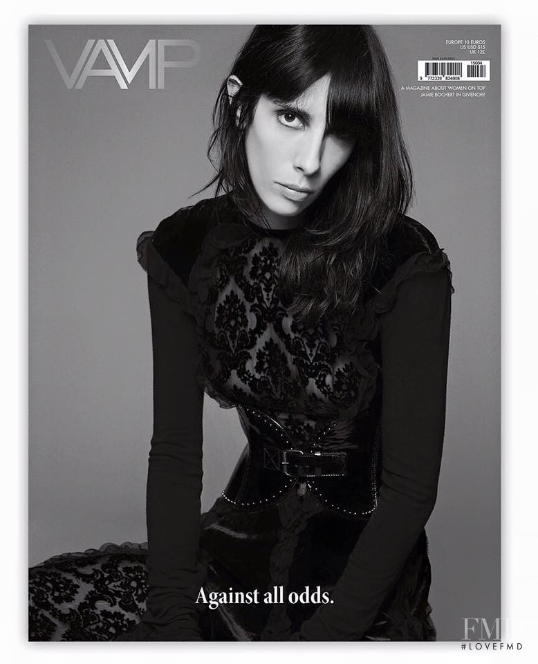 Jamie Bochert featured on the Vamp cover from October 2015