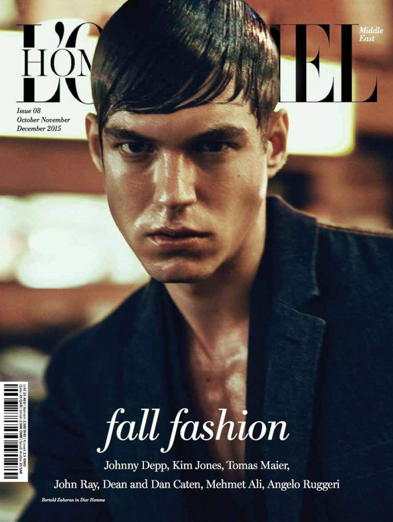  featured on the L\'Officiel Hommes Middle East cover from October 2015
