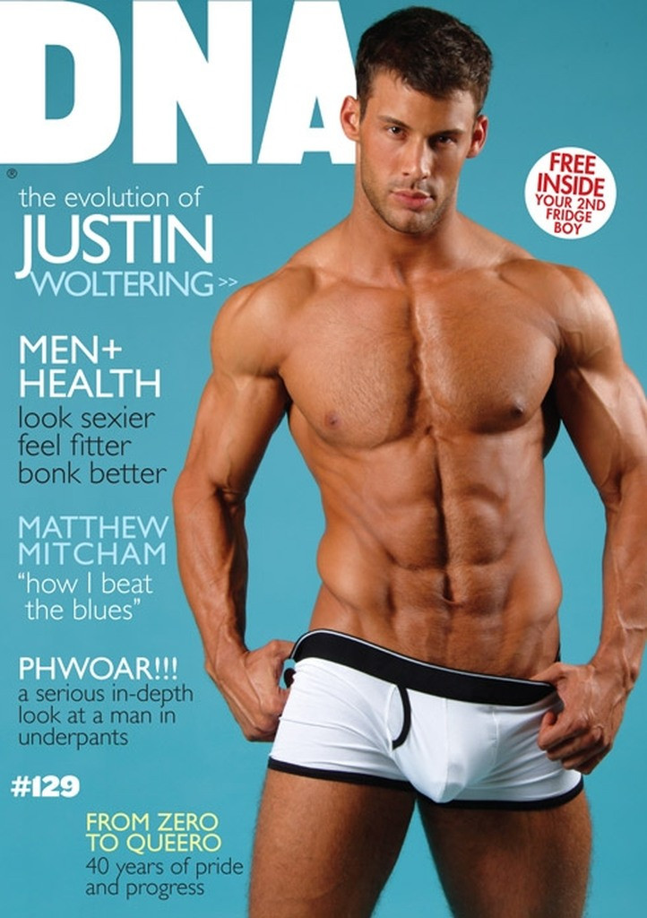 Justin Woltering featured on the DNA Australia cover from October 2010