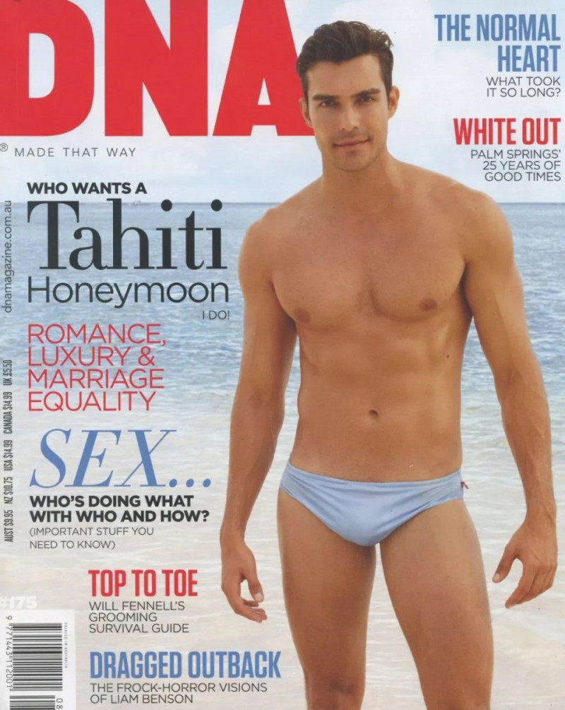 Peter Porte featured on the DNA Australia cover from August 2014