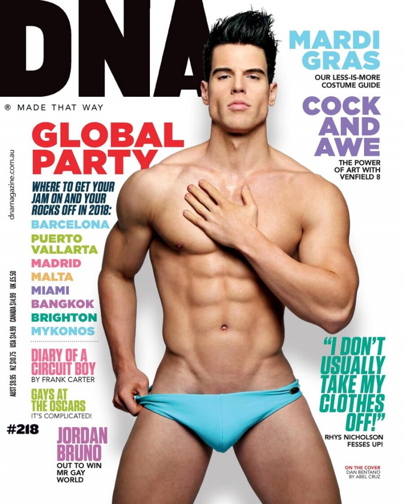 Dan Bentano featured on the DNA Australia cover from March 2018
