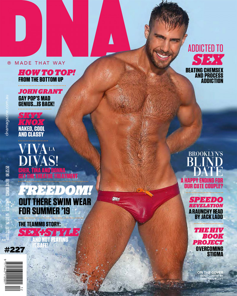 Benji Condie featured on the DNA Australia cover from November 2018