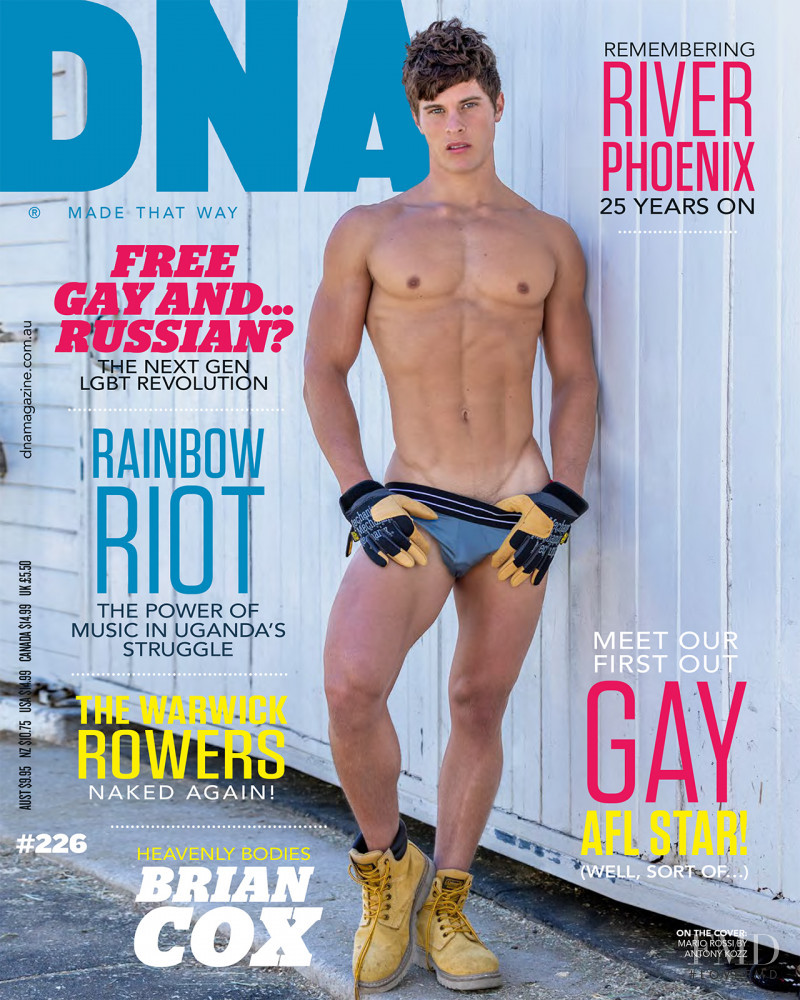 Mario Rossi featured on the DNA Australia cover from October 2018