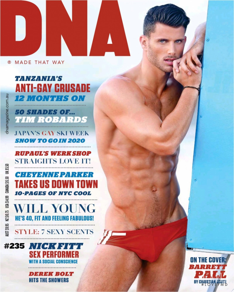 Barrett Pall featured on the DNA Australia cover from August 2019