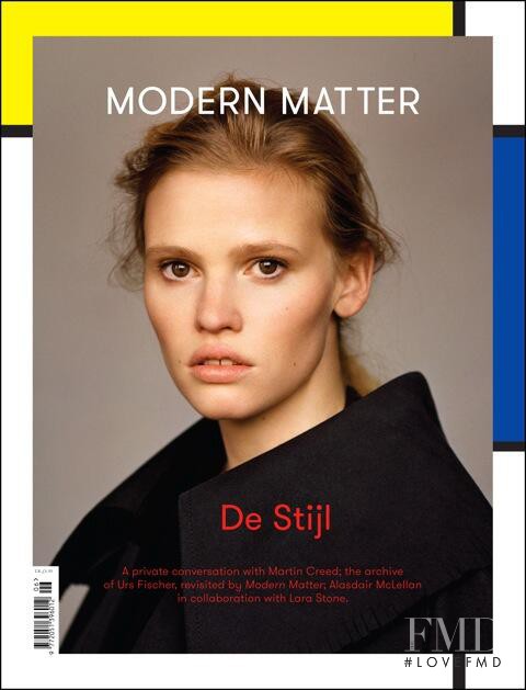 Lara Stone featured on the Modern Matter cover from March 2014