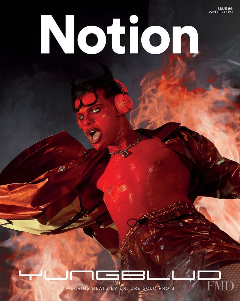 Yungblud featured on the Notion cover from January 2020