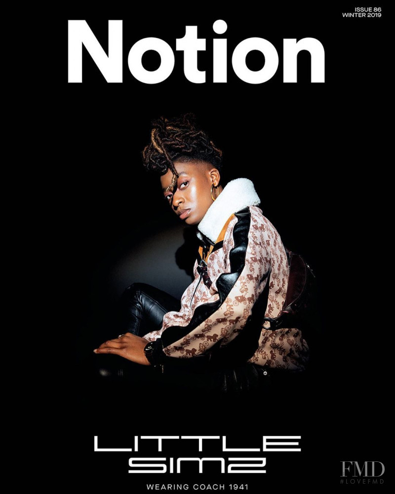 Little Simz featured on the Notion cover from January 2020