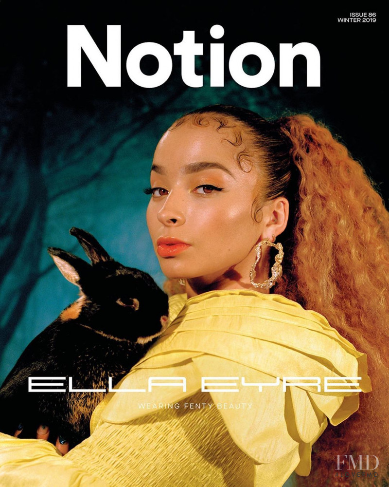 Ella Eyre featured on the Notion cover from January 2020