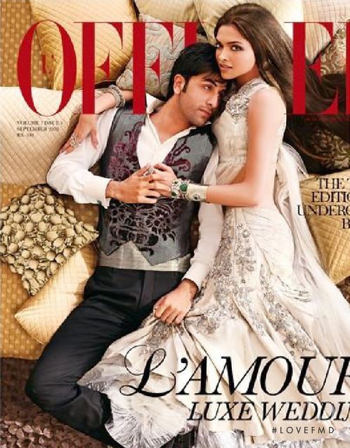  featured on the L\'Officiel Hommes India cover from September 2008