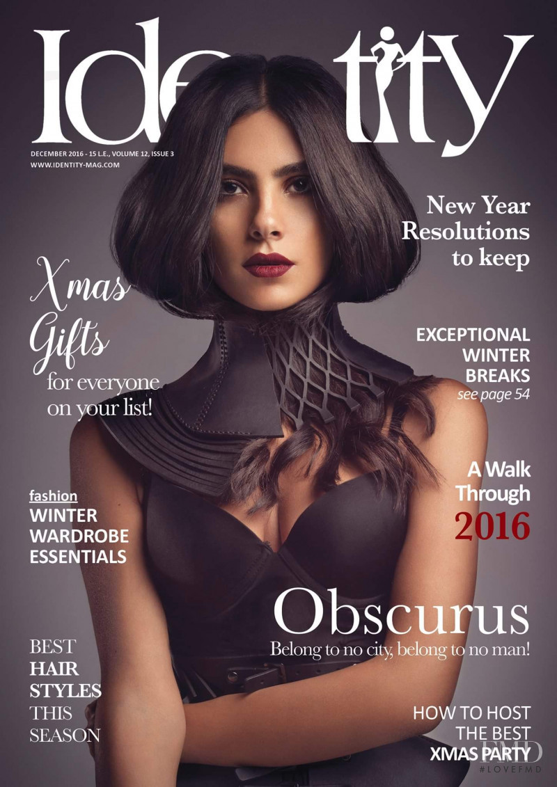 Huda Elmufti featured on the Identity cover from December 2016