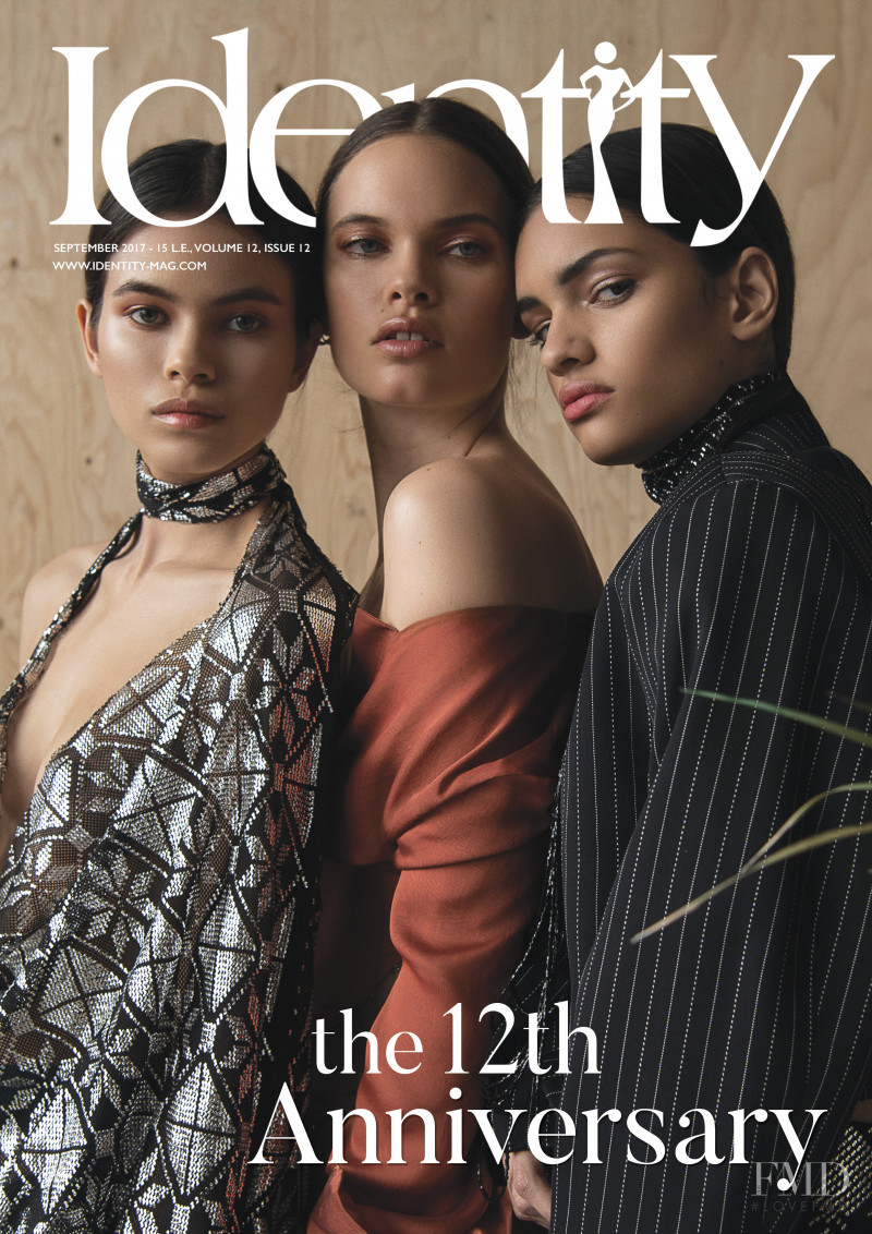 Chloe Borges, Georgie Sladen, Lavinia Passamani featured on the Identity cover from September 2017