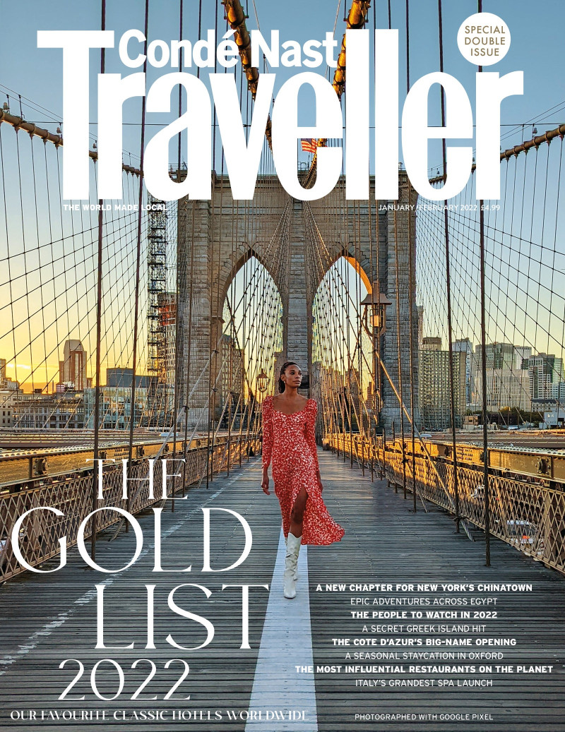  featured on the Condé Nast Traveller UK cover from January 2022