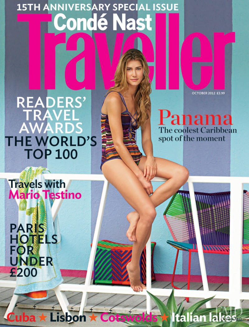 Guisela Rhein featured on the Condé Nast Traveller UK cover from October 2012