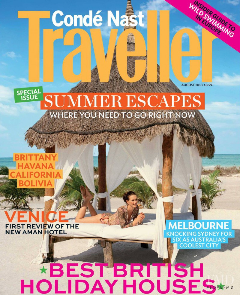  featured on the Condé Nast Traveller UK cover from August 2013