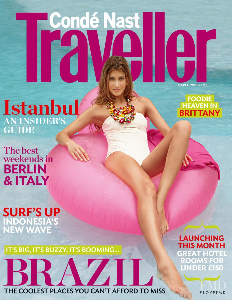 Guisela Rhein featured on the Condé Nast Traveller UK cover from March 2013
