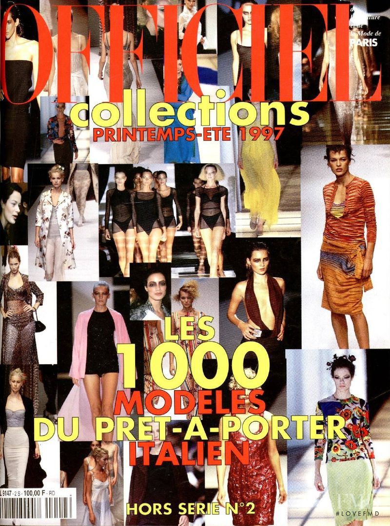  featured on the L\'Officiel 1000 Modeles Milan New York cover from April 1996