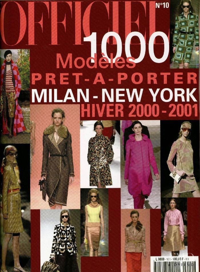  featured on the L\'Officiel 1000 Modeles Milan New York cover from November 1999
