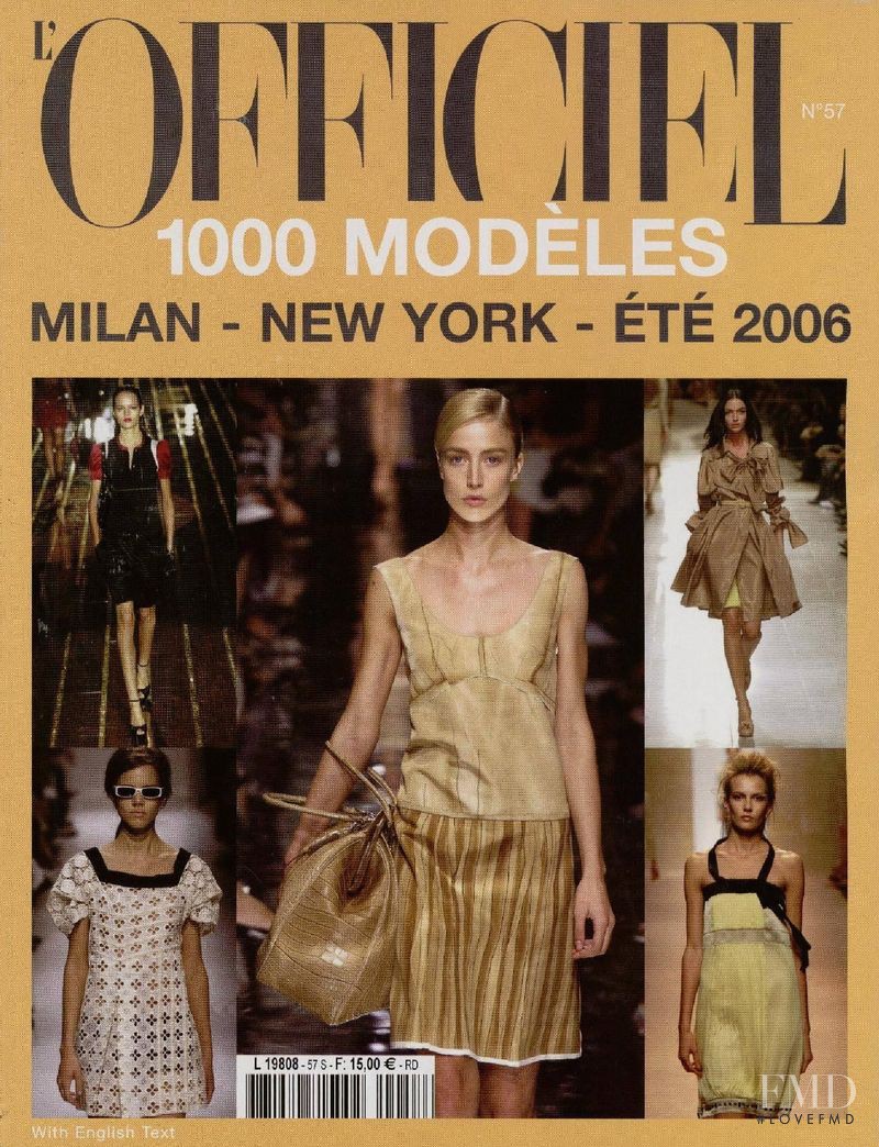  featured on the L\'Officiel 1000 Modeles Milan New York cover from April 2005