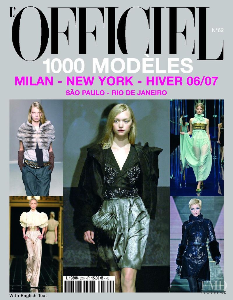  featured on the L\'Officiel 1000 Modeles Milan New York cover from October 2005
