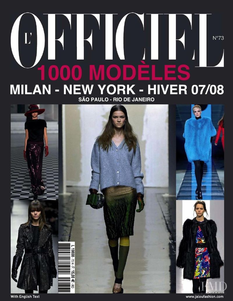  featured on the L\'Officiel 1000 Modeles Milan New York cover from October 2006