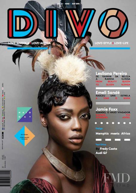 Lesliana Pereira featured on the Divo cover from May 2013